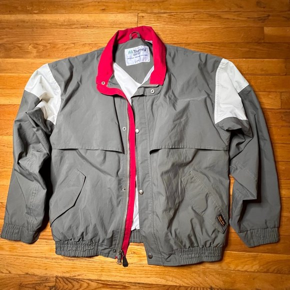 VTG 80s Tourney GORE-TEX Men’s Lightweight Windbreaker Waterproof Jacket - Picture 1 of 5